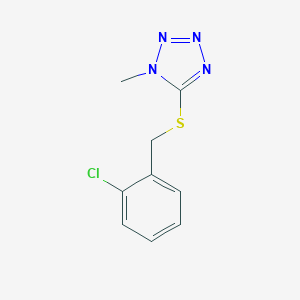 molecular formula C9H9ClN4S B500860 2-chlorobenzyl 1-methyl-1H-tetraazol-5-yl sulfide CAS No. 353257-04-2