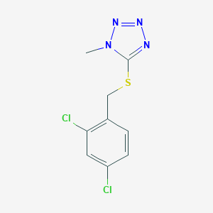 molecular formula C9H8Cl2N4S B500861 5-[(2,4-dichlorobenzyl)sulfanyl]-1-methyl-1H-tetraazole 