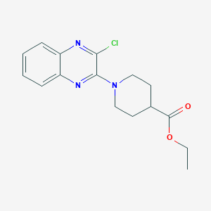 Ethyl 1-(3-chloroquinoxalin-2-yl)piperidine-4-carboxylate