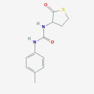 molecular formula C12H14N2O2S B500872 N-(4-methylphenyl)-N'-(2-oxotetrahydro-3-thienyl)urea 