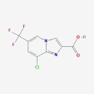 8-Chloro-6-(trifluoromethyl)imidazo[1,2-a]pyridine-2-carboxylic acid