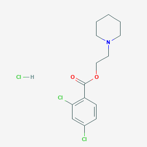 2-Piperidinoethyl 2,4-dichlorobenzoate hydrochloride