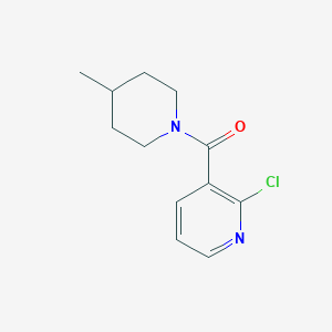 molecular formula C12H15ClN2O B500901 (2-氯-3-吡啶基)(4-甲基-1-哌啶基)-甲烷酮 CAS No. 353258-80-7
