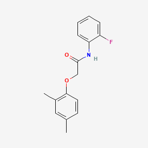 2-(2,4-dimethylphenoxy)-N-(2-fluorophenyl)acetamide