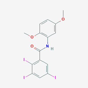 N-(2,5-dimethoxyphenyl)-2,3,5-triiodobenzamide