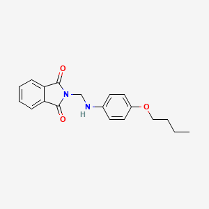 molecular formula C19H20N2O3 B5009059 2-{[(4-butoxyphenyl)amino]methyl}-1H-isoindole-1,3(2H)-dione 