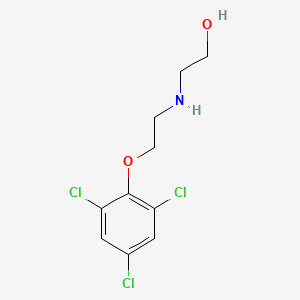 2-[2-(2,4,6-trichlorophenoxy)ethylamino]ethanol