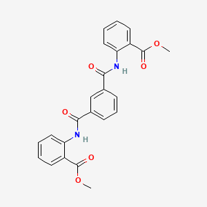 METHYL 2-[(3-{[2-(METHOXYCARBONYL)ANILINO]CARBONYL}BENZOYL)AMINO]BENZOATE