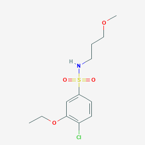 [(4-Chloro-3-ethoxyphenyl)sulfonyl](3-methoxypropyl)amine