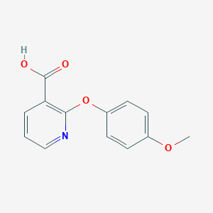 molecular formula C13H11NO4 B500910 2-(4-Methoxyphenoxy)nicotinic acid 