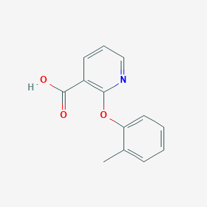 molecular formula C13H11NO3 B500911 2-(2-Methylphenoxy)nicotinic acid 
