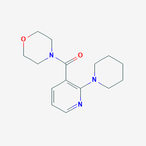 molecular formula C15H21N3O2 B500913 Morpholino(2-piperidino-3-pyridyl)methanone 