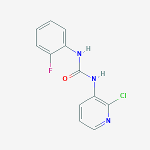 molecular formula C12H9ClFN3O B500916 N-(2-chloro-3-pyridinyl)-N'-(2-fluorophenyl)urea 