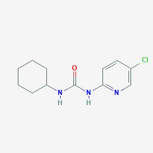 molecular formula C12H16ClN3O B500919 N-(5-chloro-2-pyridinyl)-N'-cyclohexylurea CAS No. 131519-61-4