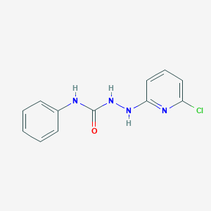 molecular formula C12H11ClN4O B500920 2-(6-chloro-2-pyridinyl)-N-phenylhydrazinecarboxamide 