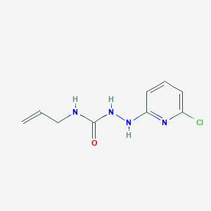 molecular formula C9H11ClN4O B500921 N-allyl-2-(6-chloro-2-pyridinyl)hydrazinecarboxamide 
