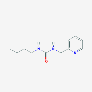 molecular formula C11H17N3O B500922 N-butyl-N'-(2-pyridinylmethyl)urea 
