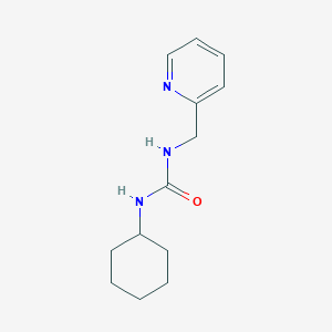 molecular formula C13H19N3O B500924 1-Cyclohexyl-3-(pyridin-2-ylmethyl)urea 