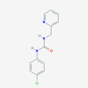 molecular formula C13H12ClN3O B500925 1-(4-Chlorophenyl)-3-(pyridin-2-ylmethyl)urea 