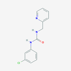 molecular formula C13H12ClN3O B500926 1-(3-Chlorophenyl)-3-(pyridin-2-ylmethyl)urea 