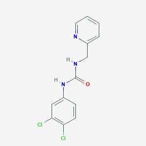 molecular formula C13H11Cl2N3O B500927 N-(3,4-dichlorophenyl)-N'-(2-pyridinylmethyl)urea CAS No. 6428-96-2