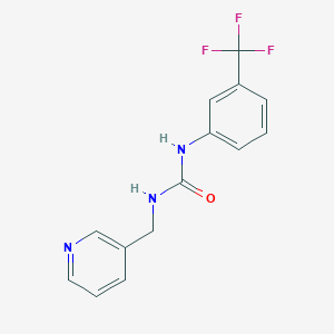 molecular formula C14H12F3N3O B500933 N-(3-pyridinylmethyl)-N'-[3-(trifluoromethyl)phenyl]urea 