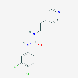 molecular formula C14H13Cl2N3O B500941 N-(3,4-dichlorophenyl)-N'-[2-(4-pyridinyl)ethyl]urea 