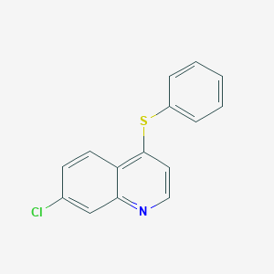 molecular formula C15H10ClNS B500985 7-Chloro-4-(phenylsulfanyl)quinoline 