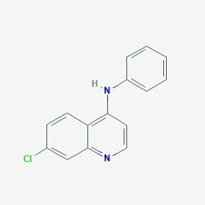 molecular formula C15H11ClN2 B500989 7-chloro-N-phenylquinolin-4-amine 