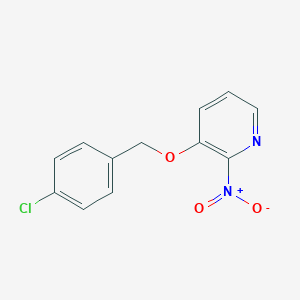 molecular formula C12H9ClN2O3 B500999 3-[(4-Chlorobenzyl)oxy]-2-nitropyridine 