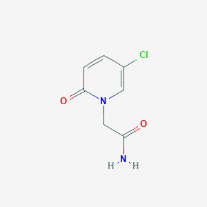 molecular formula C7H7ClN2O2 B501001 2-(5-chloro-2-oxo-1(2H)-pyridinyl)acetamide 