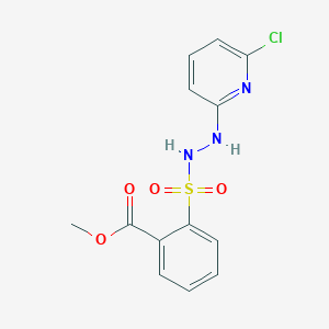 Methyl 2-{[2-(6-chloro-2-pyridinyl)hydrazino]sulfonyl}benzoate