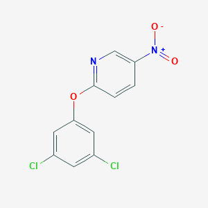 molecular formula C11H6Cl2N2O3 B501050 2-(3,5-Dichlorophenoxy)-5-nitropyridine 