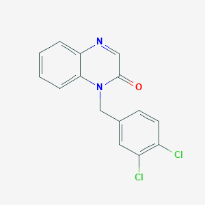 molecular formula C15H10Cl2N2O B501081 1-(3,4-dichlorobenzyl)-2(1H)-quinoxalinone 