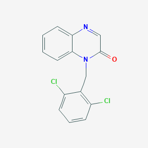 molecular formula C15H10Cl2N2O B501082 1-(2,6-dichlorobenzyl)-2(1H)-quinoxalinone 