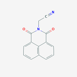 molecular formula C14H8N2O2 B501085 (1,3-dioxo-1H-benzo[de]isoquinolin-2(3H)-yl)acetonitrile 