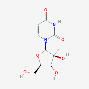 molecular formula C10H14N2O6 B050109 1-[(2R,3S,4R,5R)-3,4-dihydroxy-5-(hydroxymethyl)-3-methyloxolan-2-yl]pyrimidine-2,4-dione CAS No. 114262-49-6