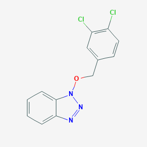 molecular formula C13H9Cl2N3O B501100 1-[(3,4-dichlorobenzyl)oxy]-1H-1,2,3-benzotriazole 