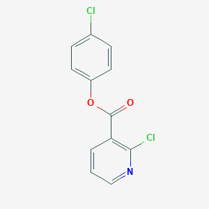 molecular formula C12H7Cl2NO2 B501114 4-Chlorophenyl 2-chloronicotinate 
