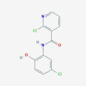 molecular formula C12H8Cl2N2O2 B501118 2-氯-N-(5-氯-2-羟基苯基)烟酰胺 CAS No. 153144-00-4