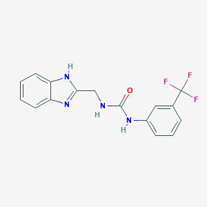 N-(1H-benzimidazol-2-ylmethyl)-N'-[3-(trifluoromethyl)phenyl]urea