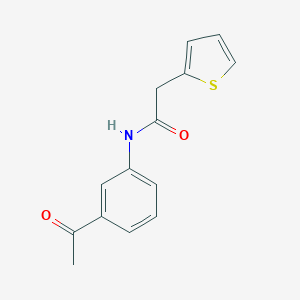 N-(3-acetylphenyl)-2-thiophen-2-ylacetamide