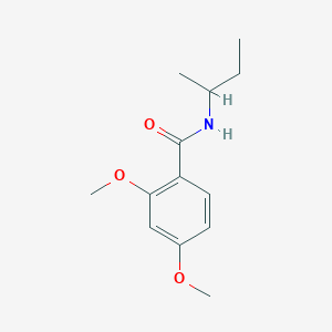 molecular formula C13H19NO3 B501146 N-(sec-butyl)-2,4-dimethoxybenzamide 