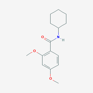 molecular formula C15H21NO3 B501147 N-cyclohexyl-2,4-dimethoxybenzamide 
