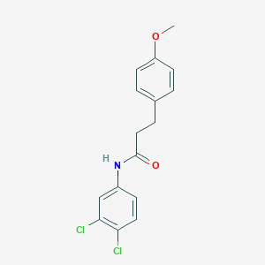 molecular formula C16H15Cl2NO2 B501156 N-(3,4-dichlorophenyl)-3-(4-methoxyphenyl)propanamide 
