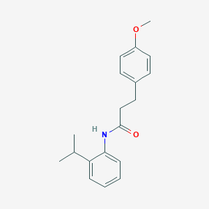molecular formula C19H23NO2 B501157 N-(2-isopropylphenyl)-3-(4-methoxyphenyl)propanamide 