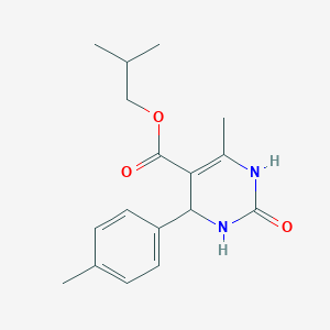 isobutyl 6-methyl-4-(4-methylphenyl)-2-oxo-1,2,3,4-tetrahydro-5-pyrimidinecarboxylate