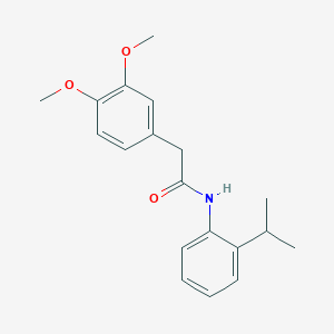 2-(3,4-dimethoxyphenyl)-N-[2-(propan-2-yl)phenyl]acetamide