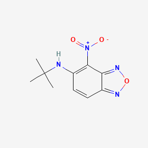 N-(tert-butyl)-4-nitro-2,1,3-benzoxadiazol-5-amine