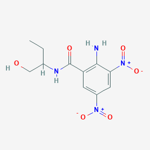 2-amino-N-[1-(hydroxymethyl)propyl]-3,5-dinitrobenzamide